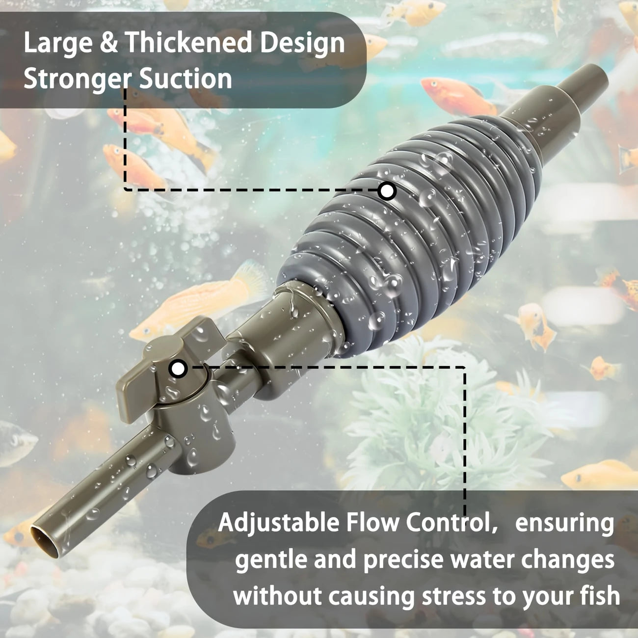 Aspiratore per la pulizia dell’acquario