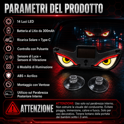 Luce LED da Cruscotto Occhi di Demone 👀
