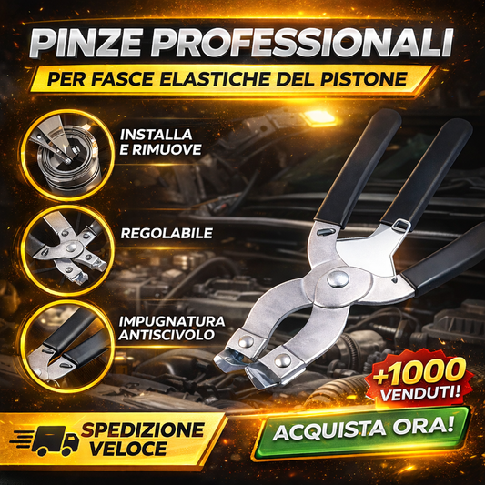 Pinze professionali per fasce elastiche del pistone