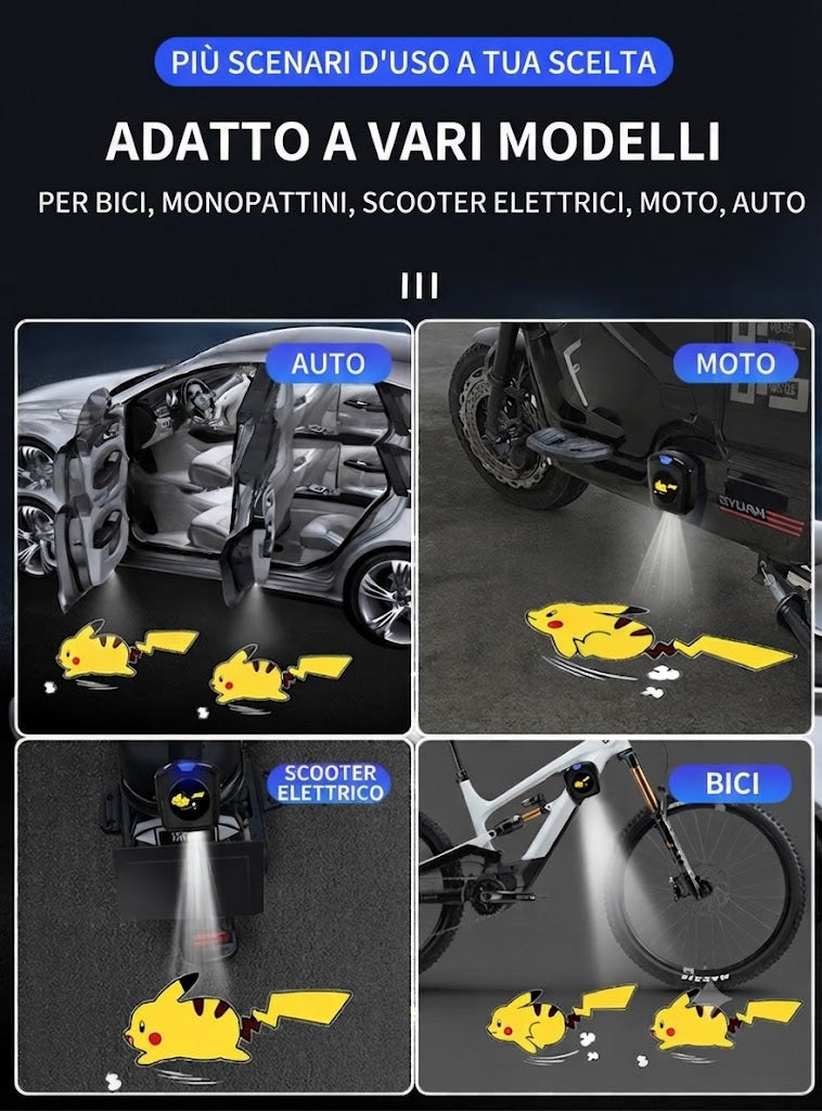 Luce LED con Proiezione Animata ✨