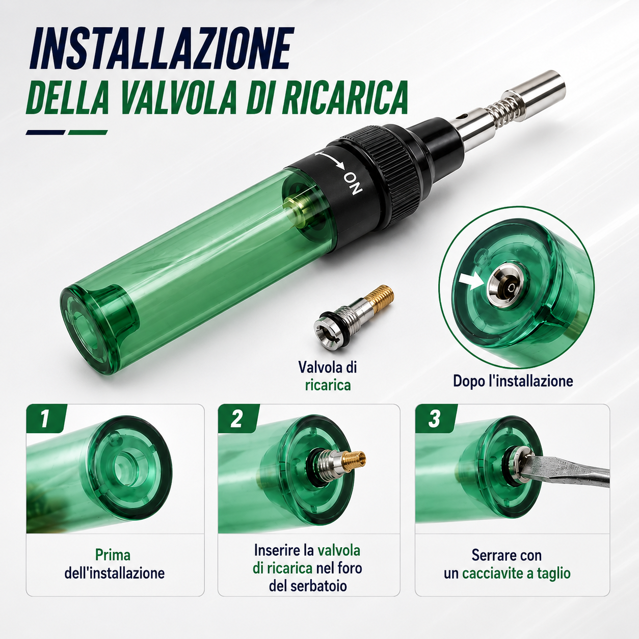 Saldatore a gas multifunzione