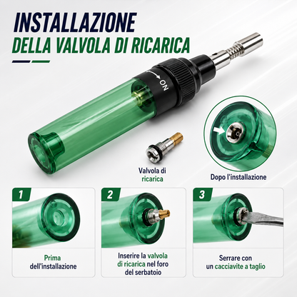Saldatore a gas multifunzione