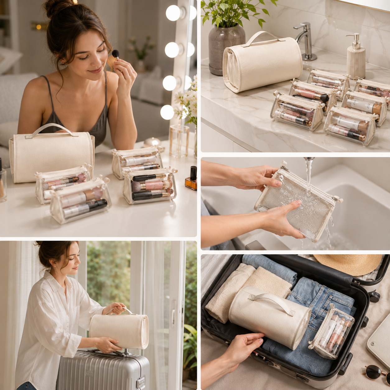 Borsa Trucco Organizer 4 in 1
