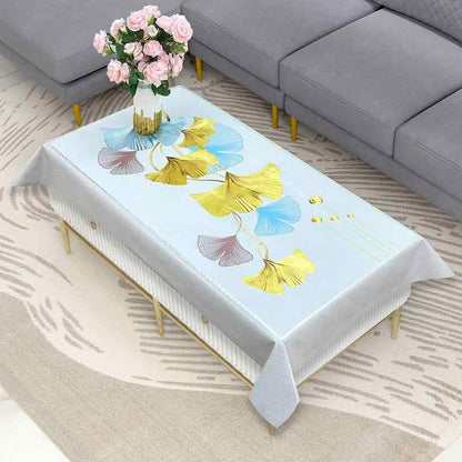 Tovaglia decorativa impermeabile con foglie di ginkgo