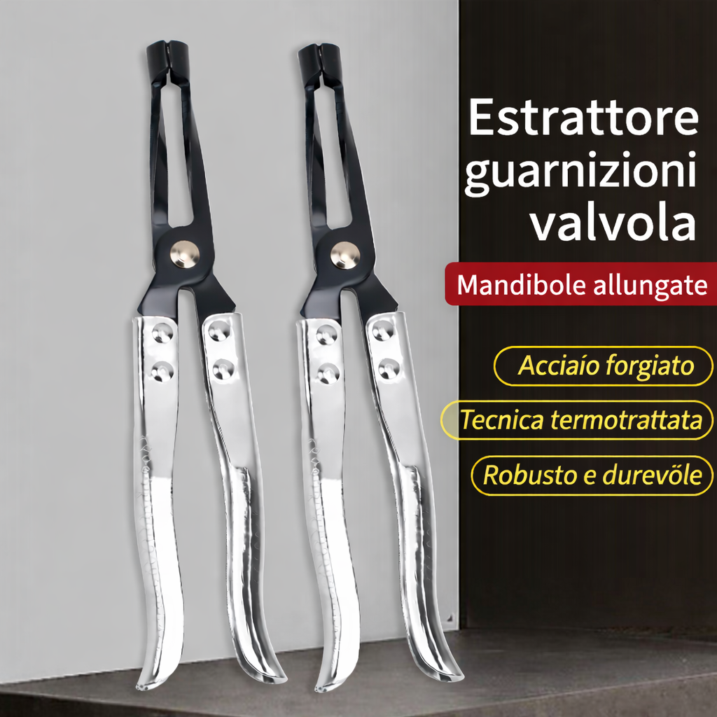 Strumento per rimuovere guarnizioni valvola