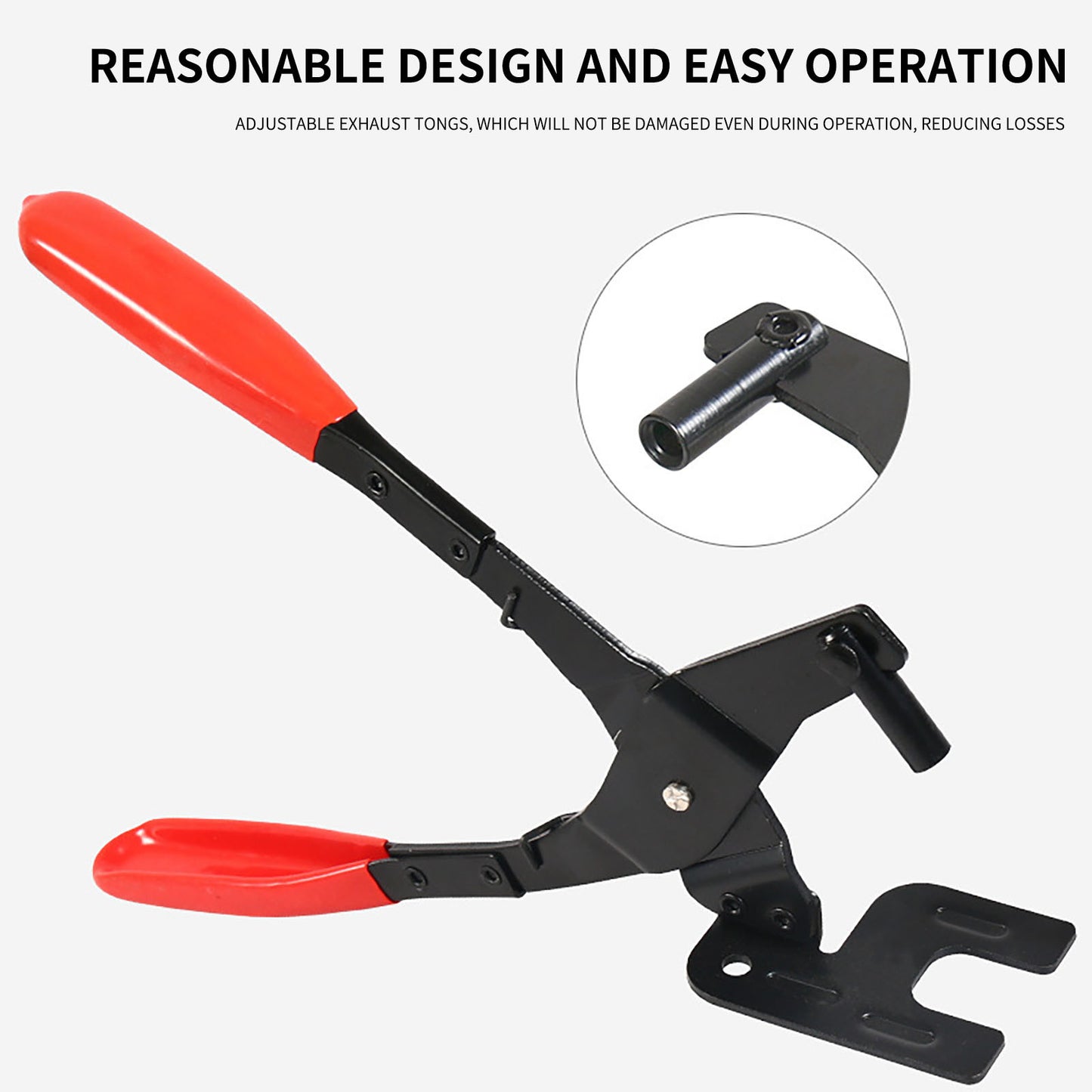 Pinza per supporti del silenziatore