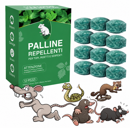 Palline in quarzo per allontanare topi, insetti e serpenti 🐭🦟🐍