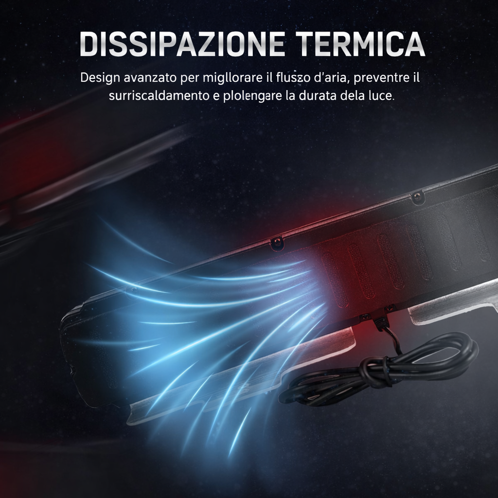 Faretto fendinebbia a 45 LED