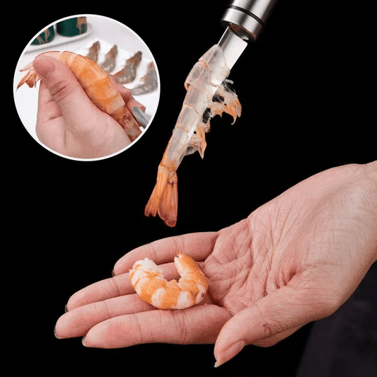 Strumento in Acciaio Inox per Pulire i Gamberi