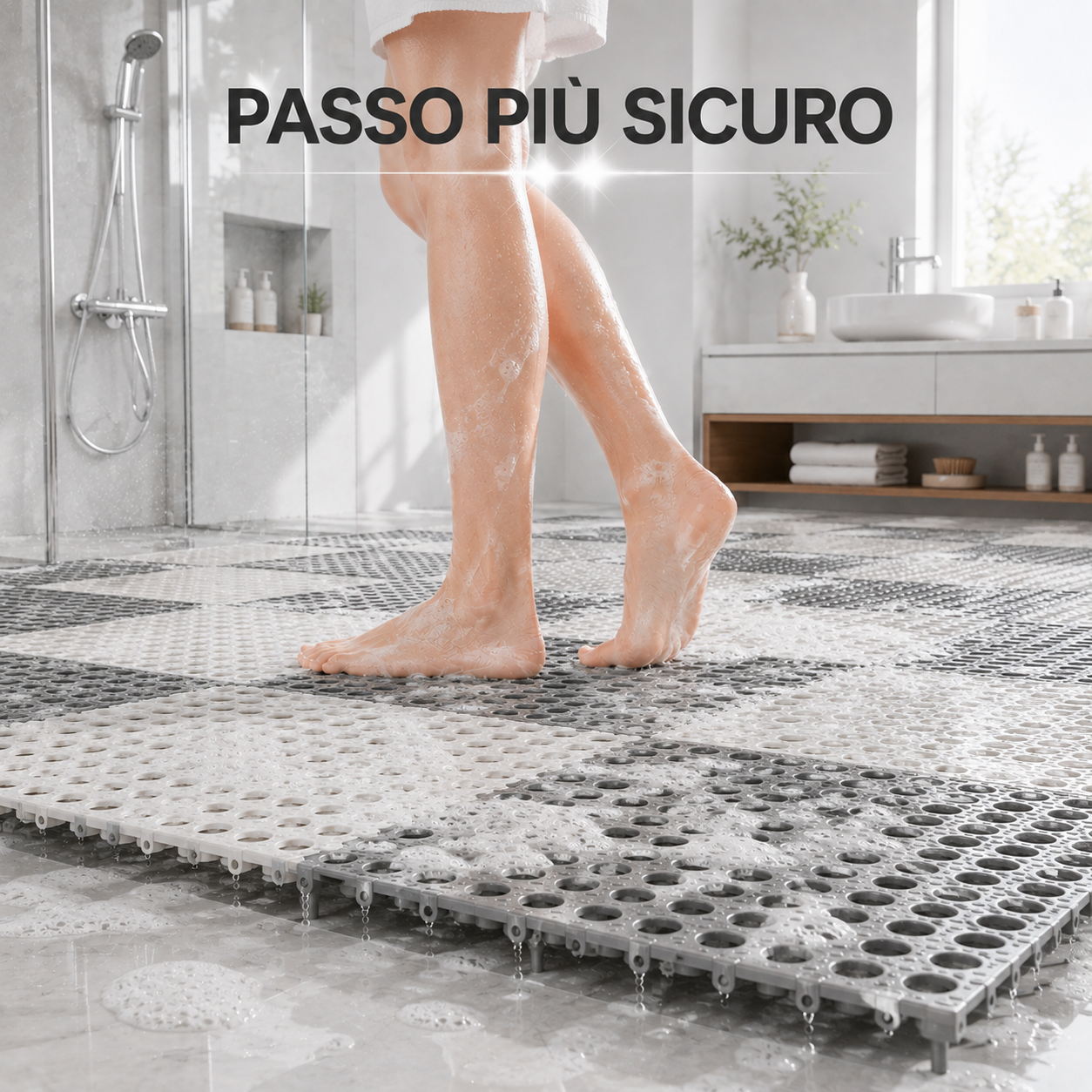 Tappeto Modulare Antiscivolo