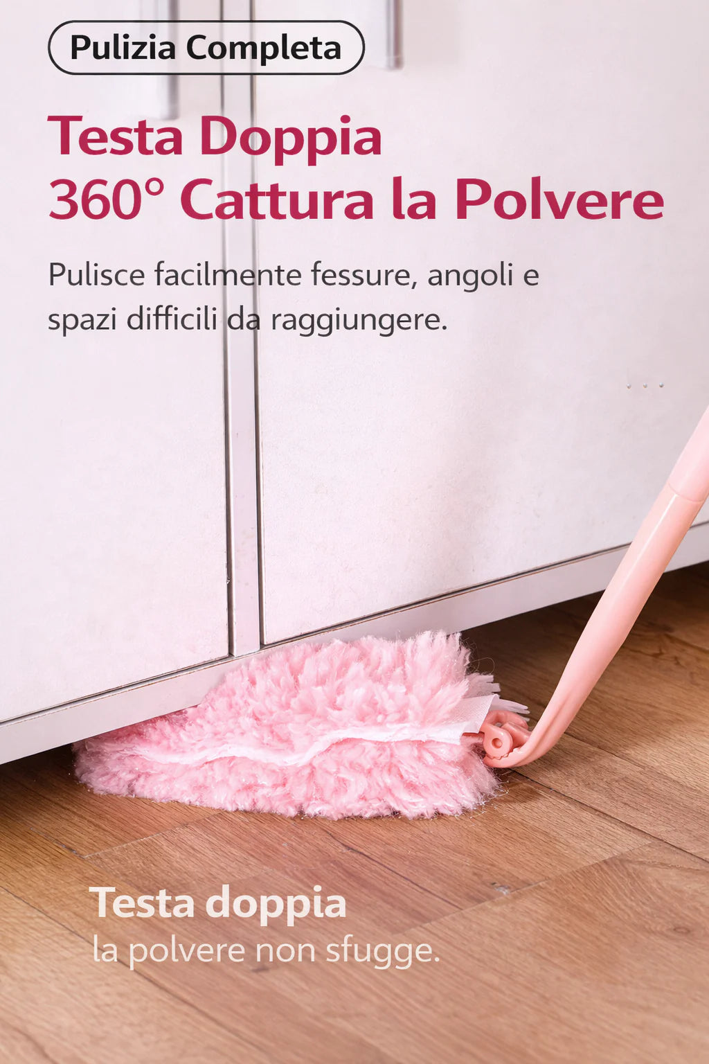 Spolverino elettrostatico pieghevole