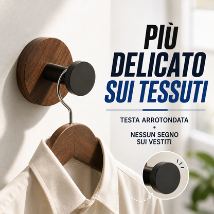 💡Ganci da parete adesivi in legno
