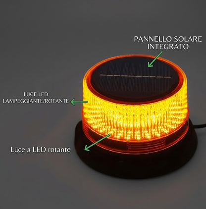 ⚡Luce di Emergenza Solare Magnetica per Veicoli
