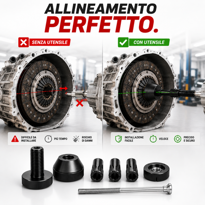 Kit universale di centraggio disco frizione – 3 pezzi