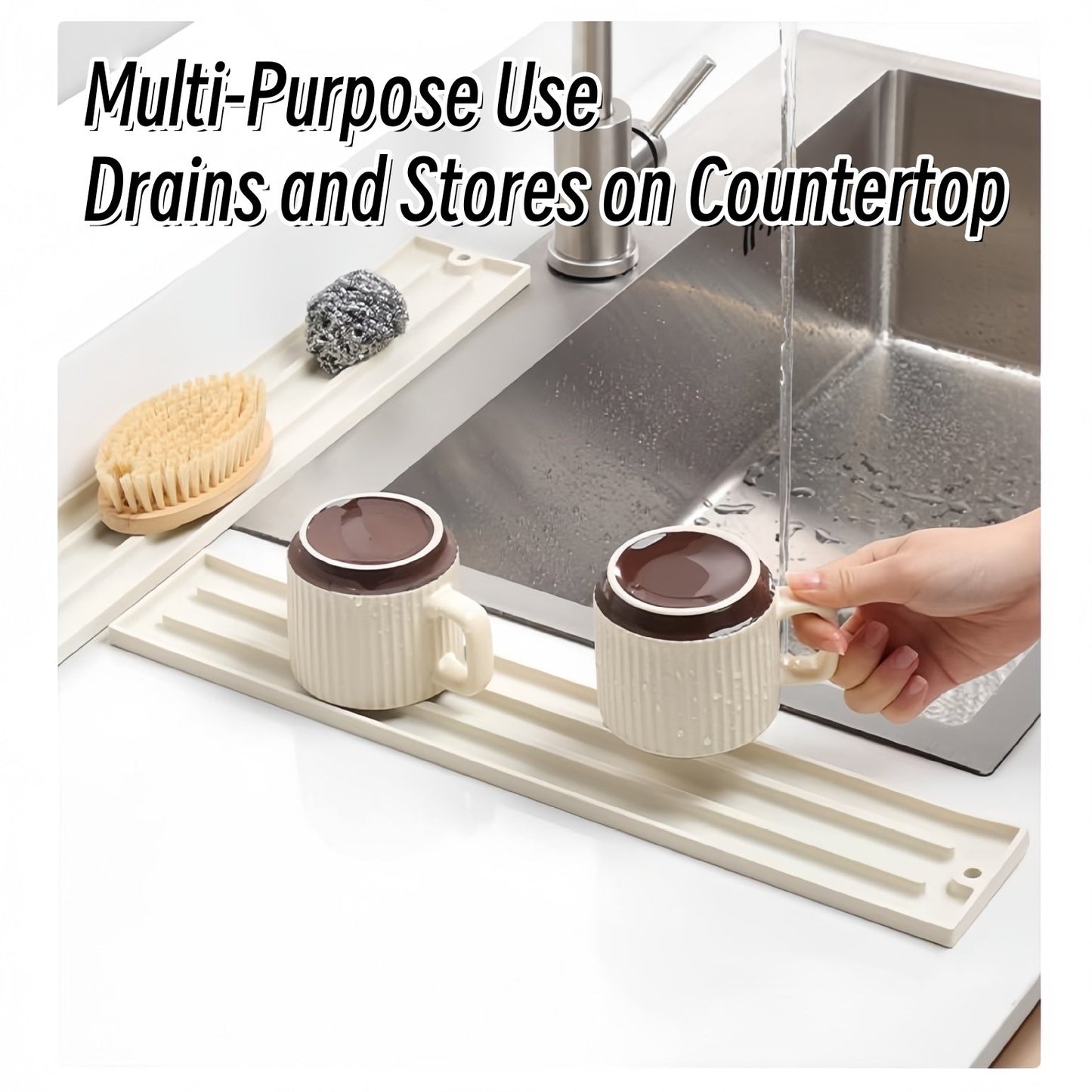 Tappetino porta-coperchio per spazi stretti