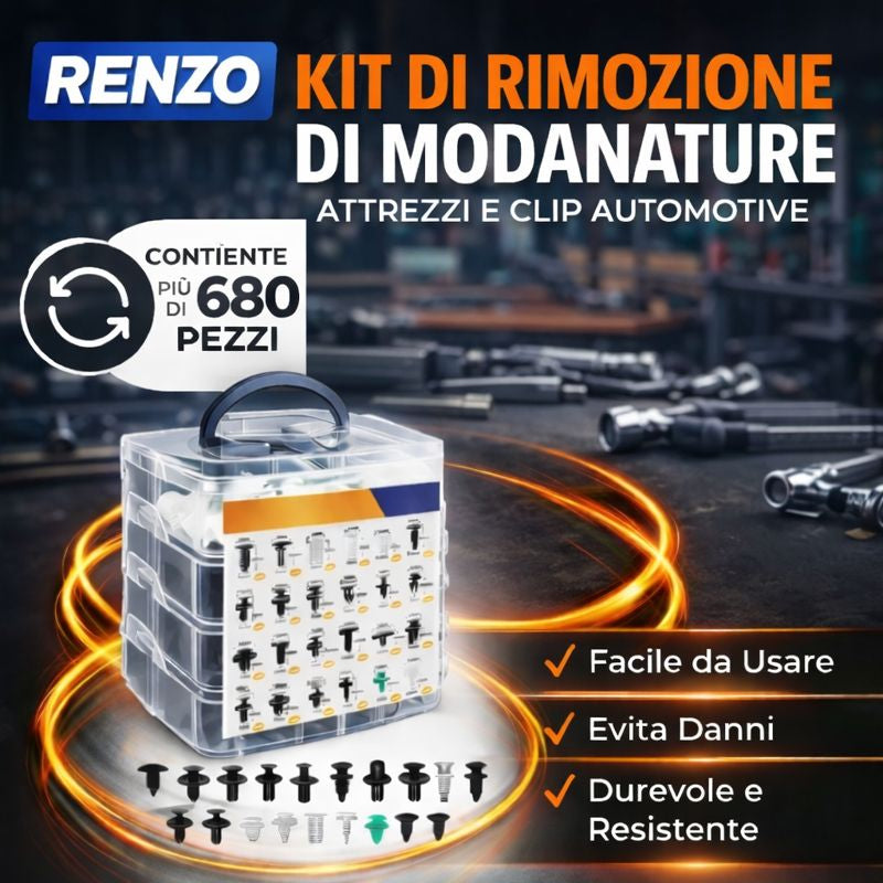 Set di clip di fissaggio per auto
