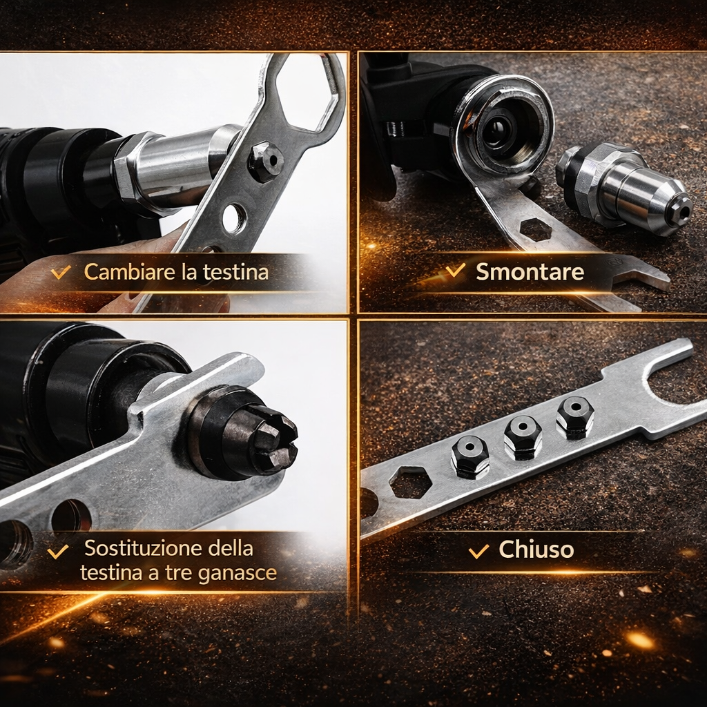 Rivettatrice Pneumatica Elettrica