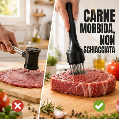 Batticarne ad Aghi in Acciaio