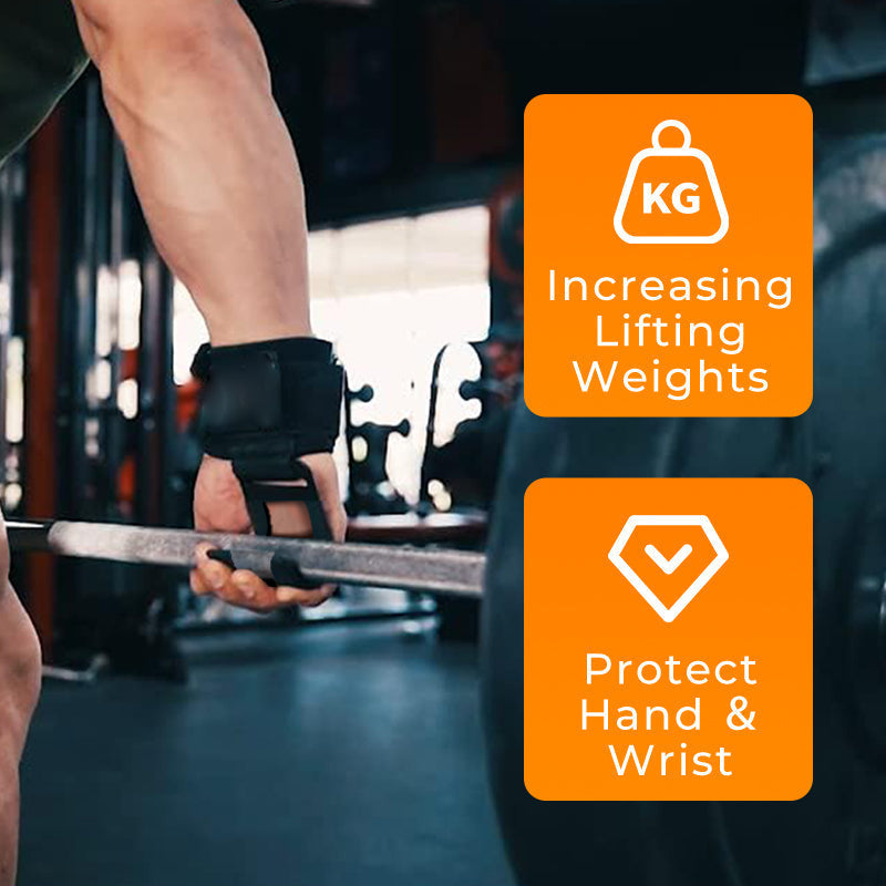 Gancio da polso per sollevamento pesi