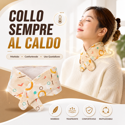 Fascia autoriscaldante all'assenzio per il collo