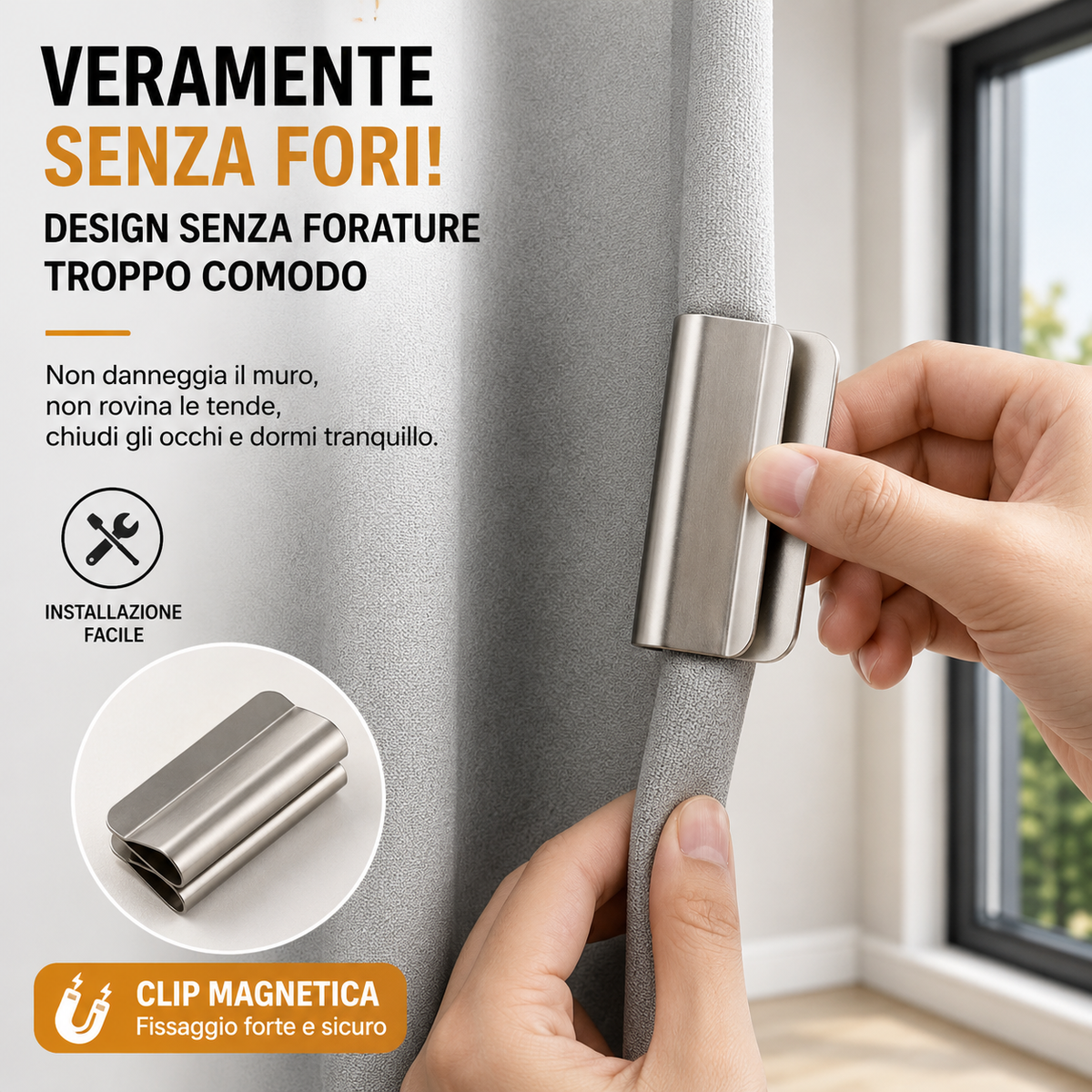 🔥Bottoni magnetici per tende