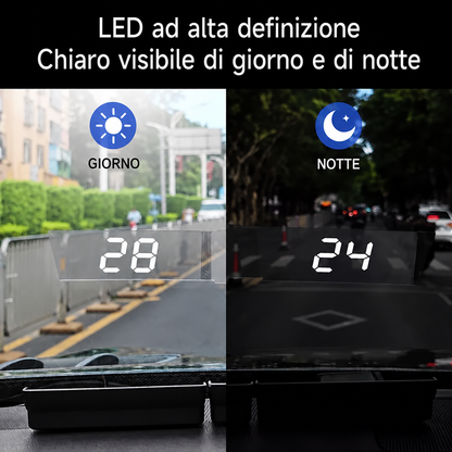 Display HUD GPS per Auto – Velocità Sempre Sott'Occhio