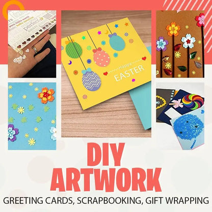 Perforatrice fai da te per lavoretti di carta per bambini🎨