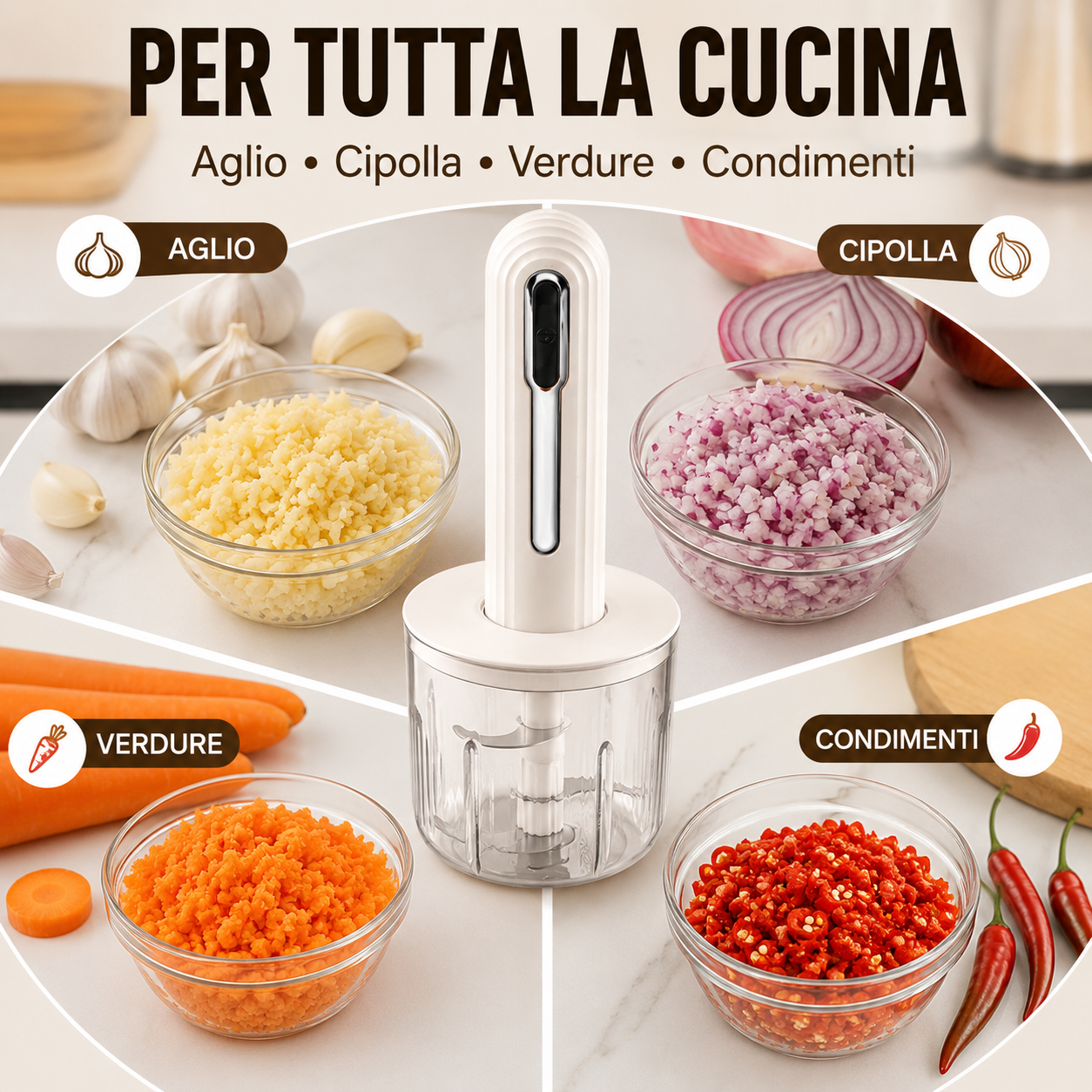 Tritatutto Elettrico da Cucina 🥩