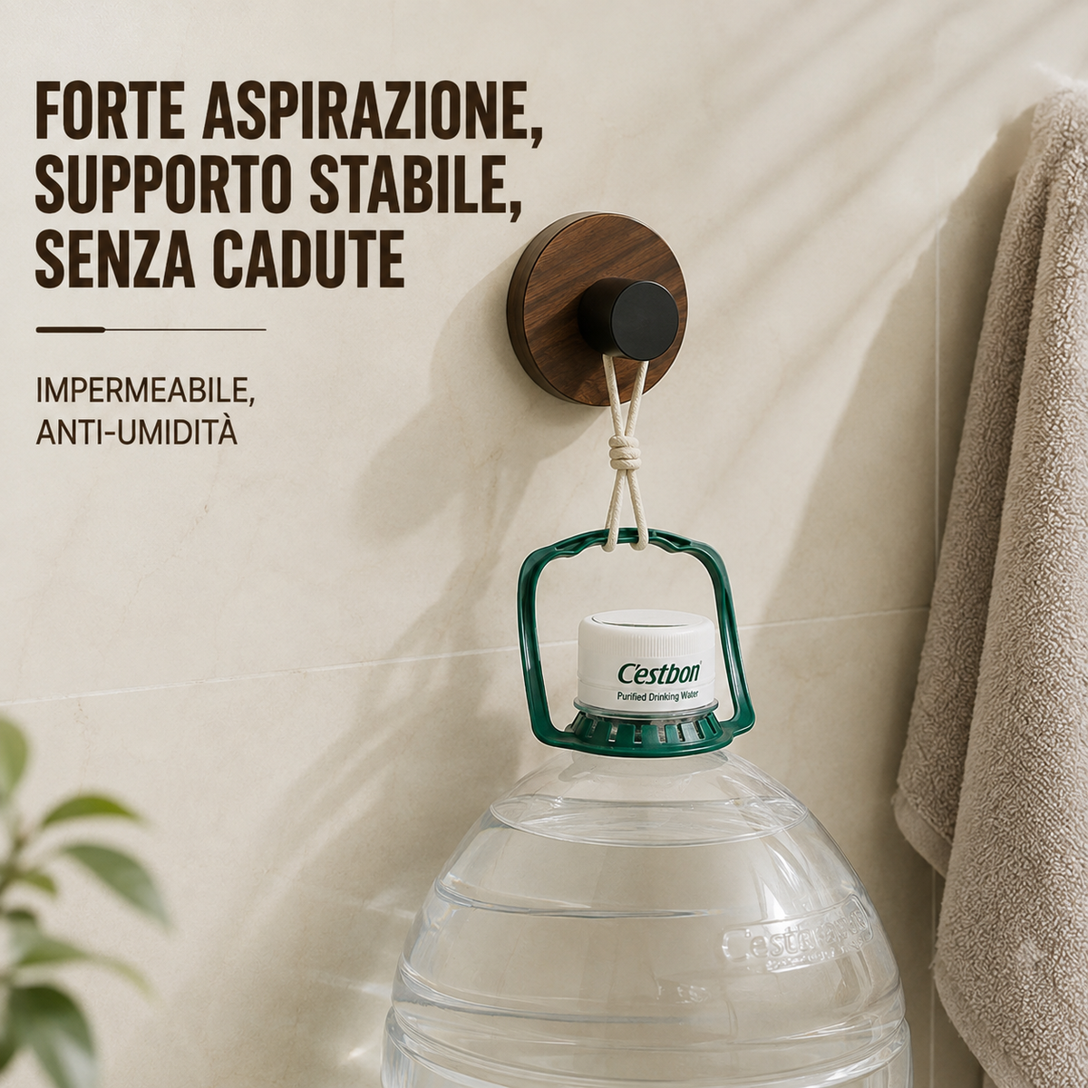 💡Ganci da parete adesivi in legno