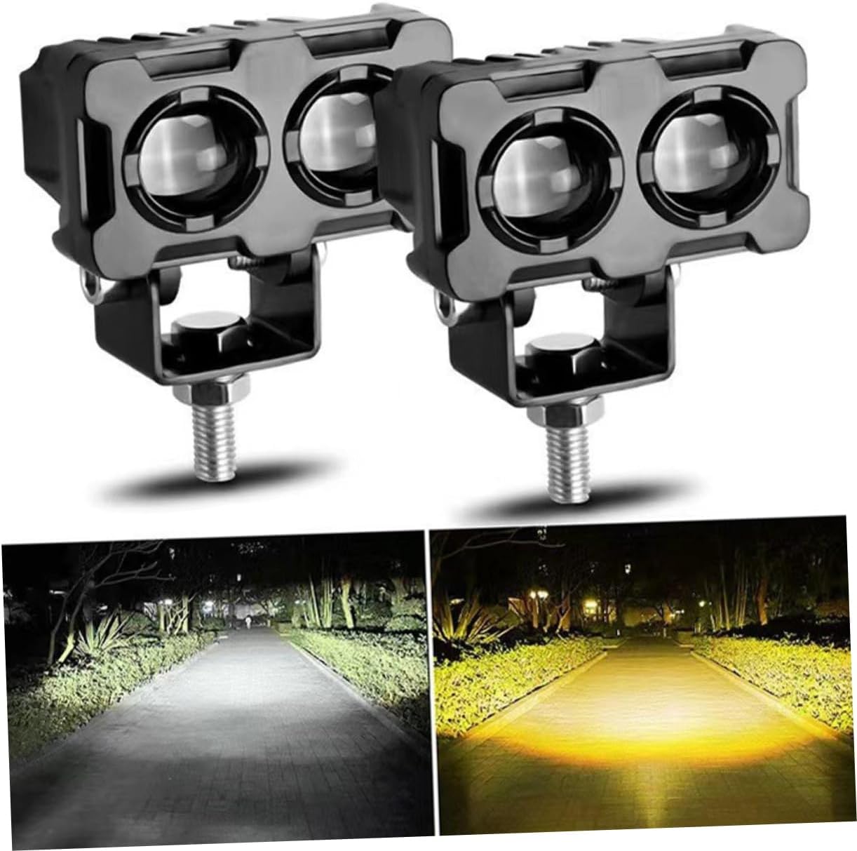Faro LED Supplementare a Doppia Lente