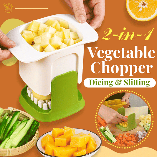 Tagliaverdure 2 in 1 per dadolata e affettatura