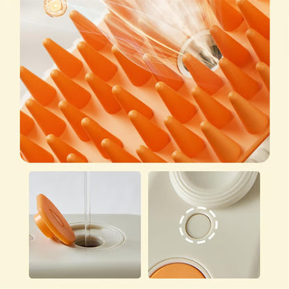 Spazzola a vapore per animali domestici 3 in 1