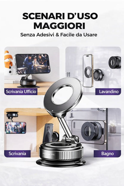Supporto magnetico per telefono da auto