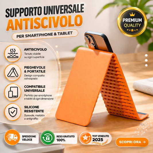 Supporto flessibile in silicone per cellulare