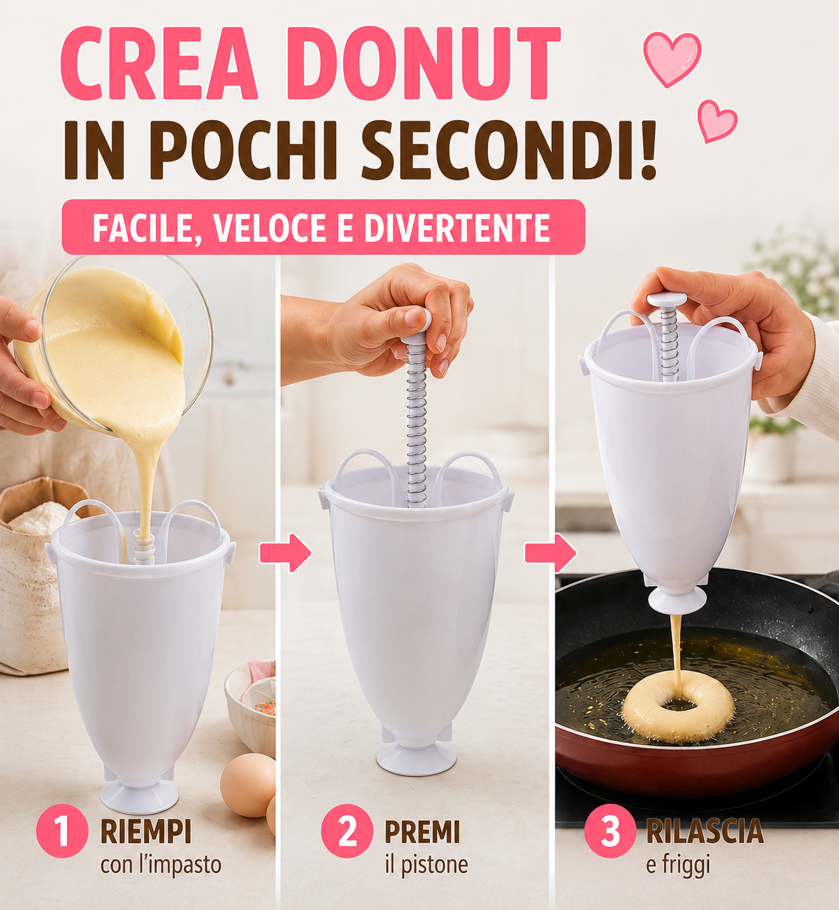 Dispenser per Impasto Donut 🍩