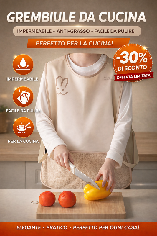 🔥Grembiule a gilet per uso domestico in cucina