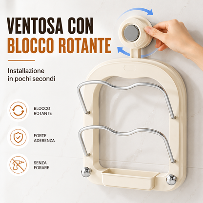 Supporto Per Coperchi Da Parete Con Ventosa