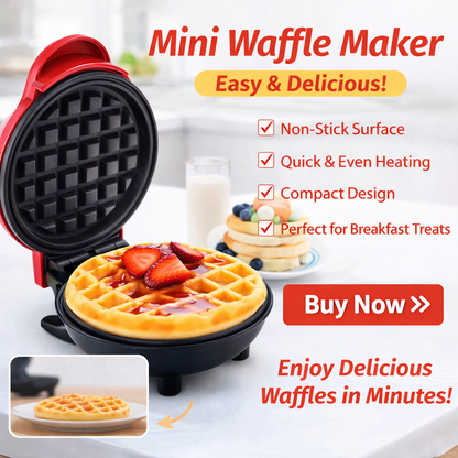 Mini Waffle Maker Classica Antiaderente