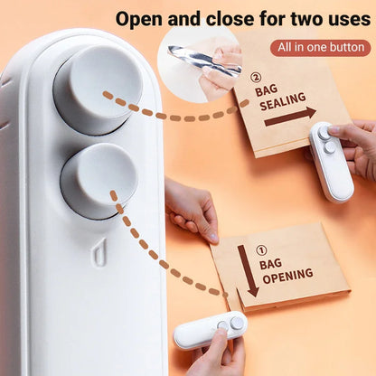 Mini sigillatrice termica per sacchetti di plastica