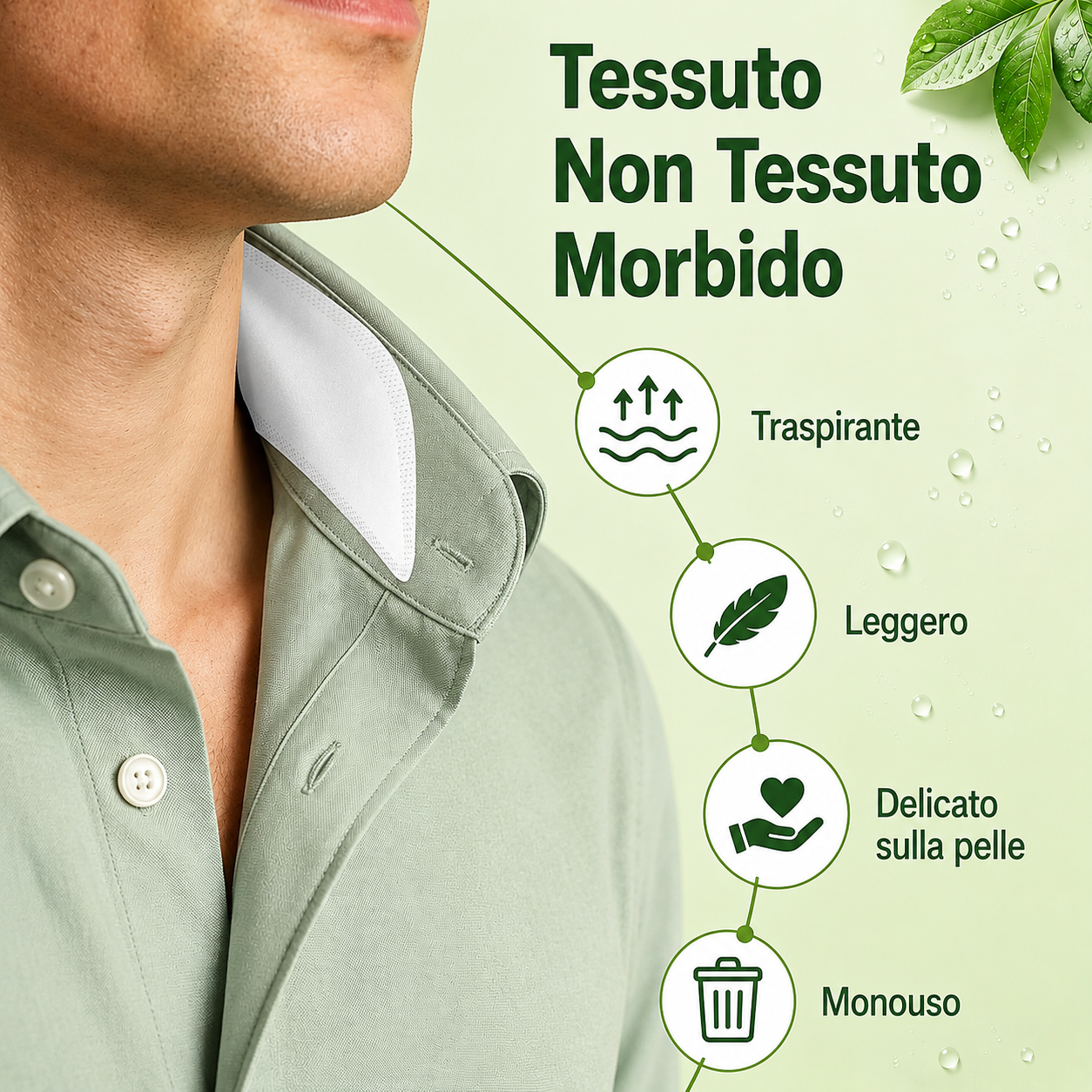 PROTEGGI COLLETTO ASSORBISUDORE 👔