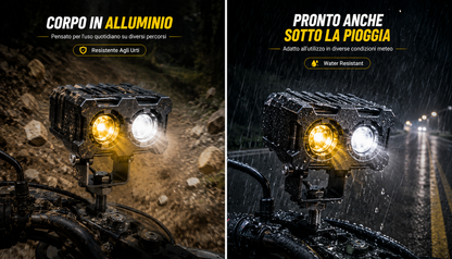 Faro LED ad Alta Visibilità per Moto