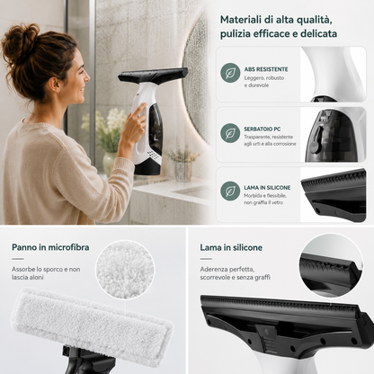 Lavavetri Elettrico con Spray e Aspirazione