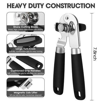 Apriscatole Robusto in Acciaio Inossidabile