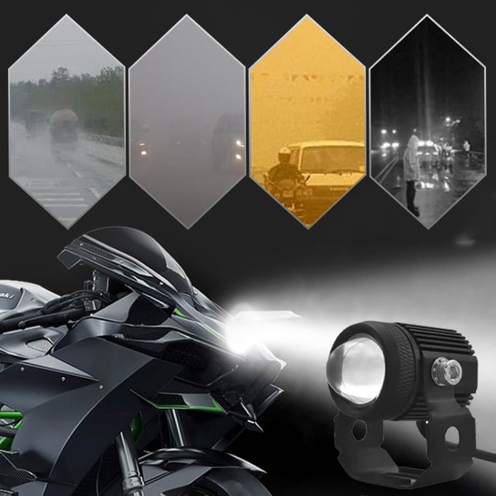 Faro LED potente per moto