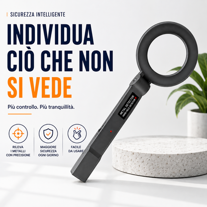 Metal Detector Portatile ad Alta Sensibilità