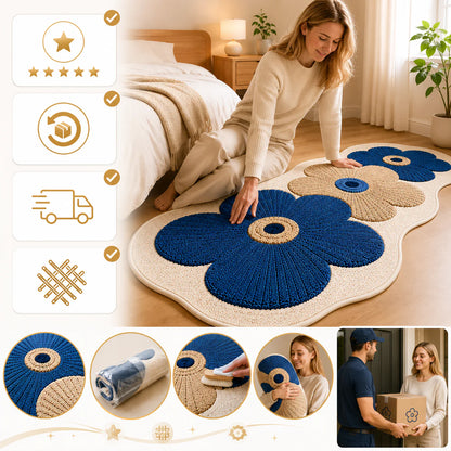 Tappeto Floreale Decorativo Antiscivolo