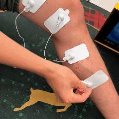 Elettrostimolatore muscolare portatile TENS a doppio canale