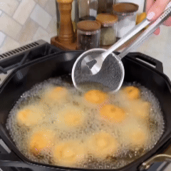 Pinza Scolafiltri per Frittura in Acciaio Inox