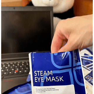 💥Maschera Relax per gli Occhi – Meno occhiaie, sonno più profondo 💥