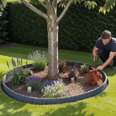 Recinzione da Giardino Effetto Pietra